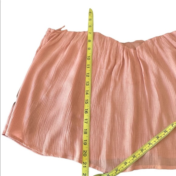 True Destiny Pale pink Sleeveless tank embroidered boho blouse size large - Picture 7 of 7